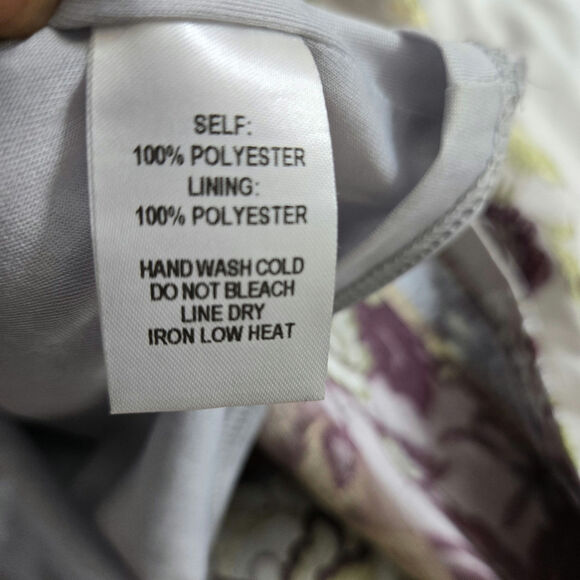 Lulus Cottage Fairy Whimsical Romantic Babydoll Satin Floral Jacquard Mini XL - Picture 9 of 11